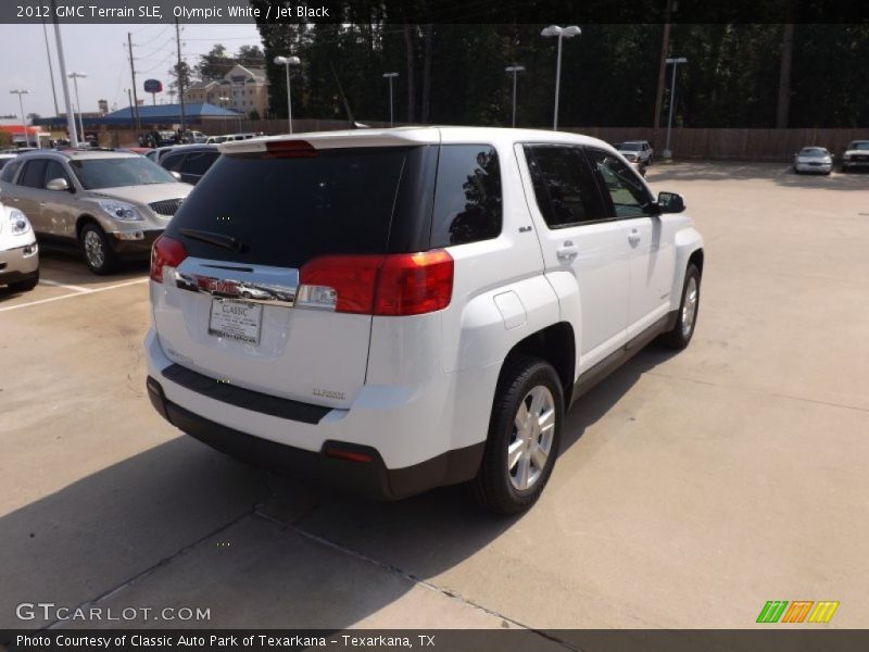 Olympic White / Jet Black 2012 GMC Terrain SLE
