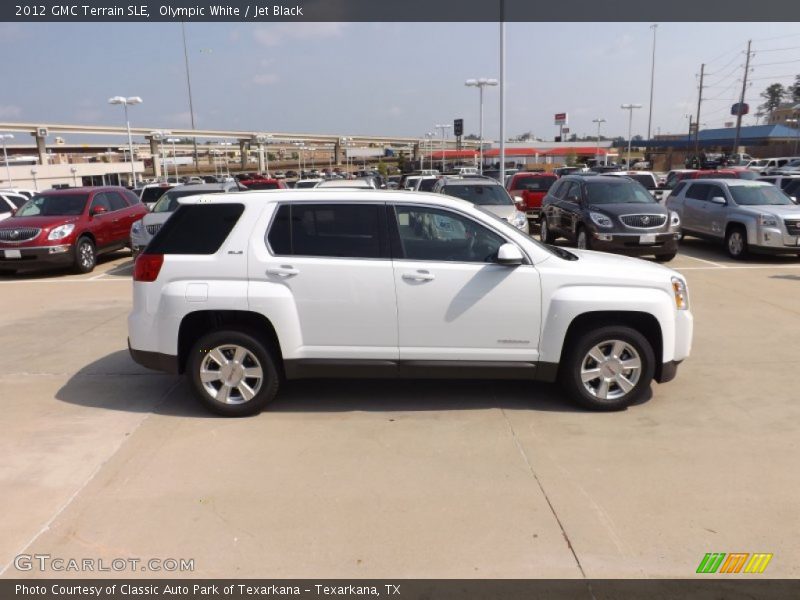 Olympic White / Jet Black 2012 GMC Terrain SLE