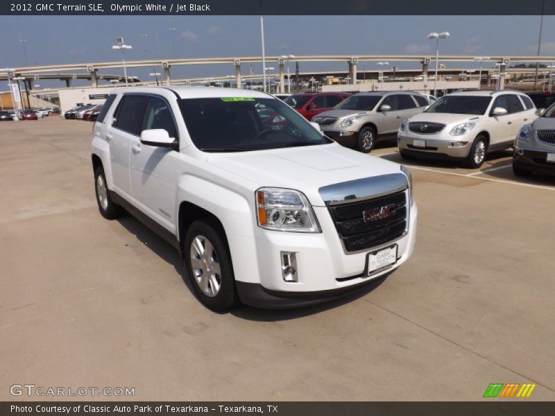 Olympic White / Jet Black 2012 GMC Terrain SLE