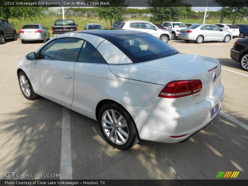 Candy White / Titan Black 2012 Volkswagen Eos Komfort