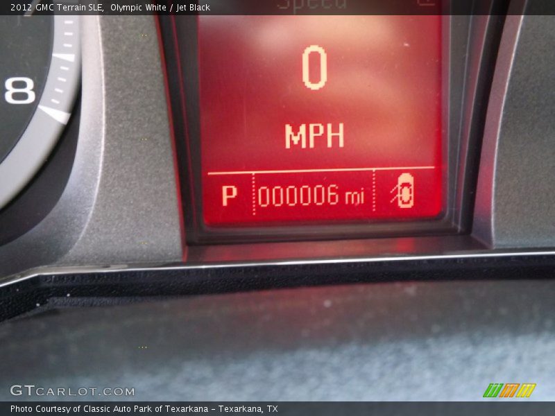 Olympic White / Jet Black 2012 GMC Terrain SLE