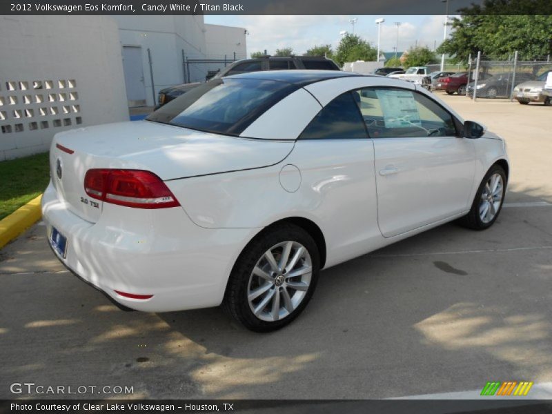 Candy White / Titan Black 2012 Volkswagen Eos Komfort