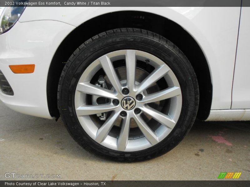 Candy White / Titan Black 2012 Volkswagen Eos Komfort