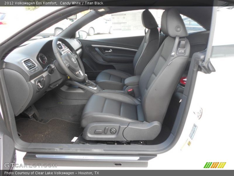 Candy White / Titan Black 2012 Volkswagen Eos Komfort