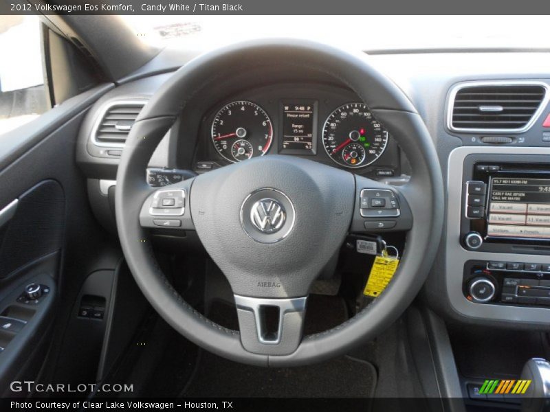 Candy White / Titan Black 2012 Volkswagen Eos Komfort