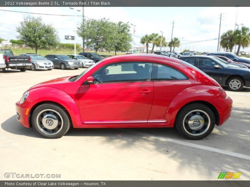 Tornado Red / Titan Black 2012 Volkswagen Beetle 2.5L