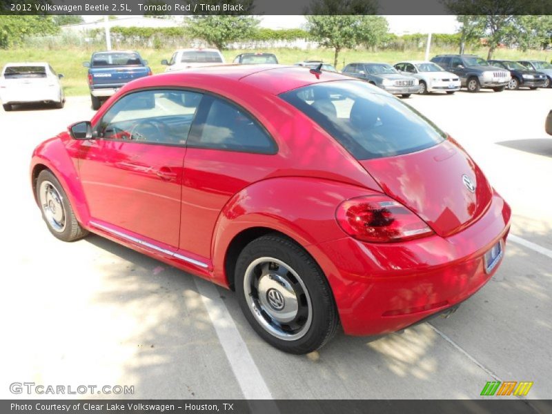 Tornado Red / Titan Black 2012 Volkswagen Beetle 2.5L