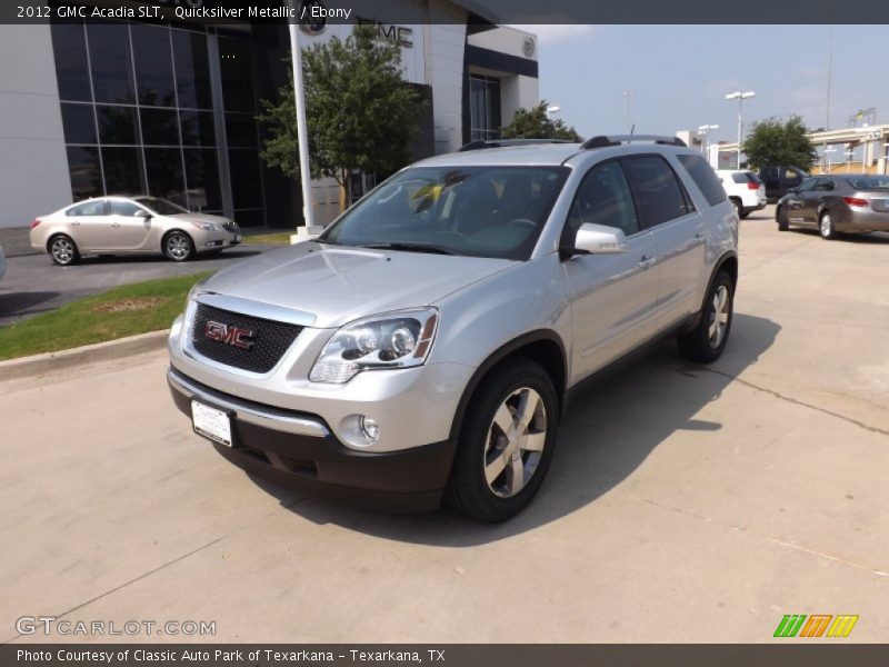 Quicksilver Metallic / Ebony 2012 GMC Acadia SLT