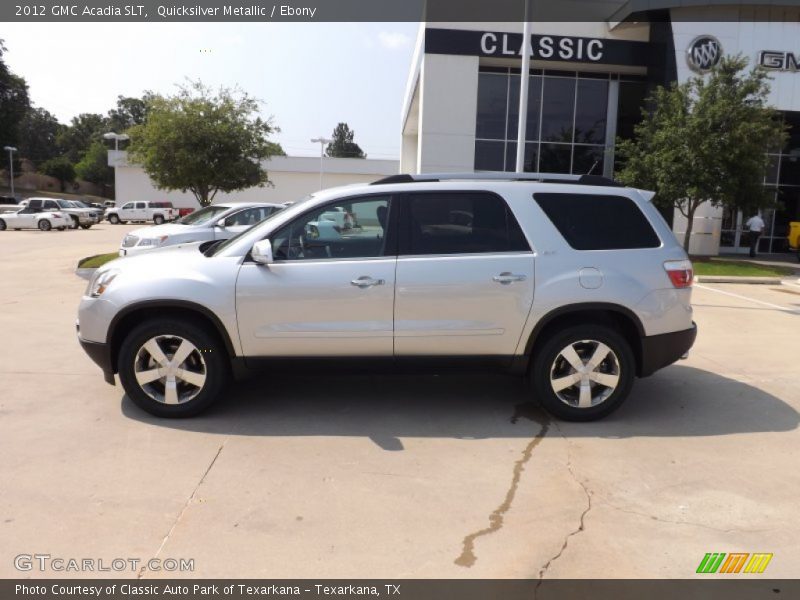 Quicksilver Metallic / Ebony 2012 GMC Acadia SLT
