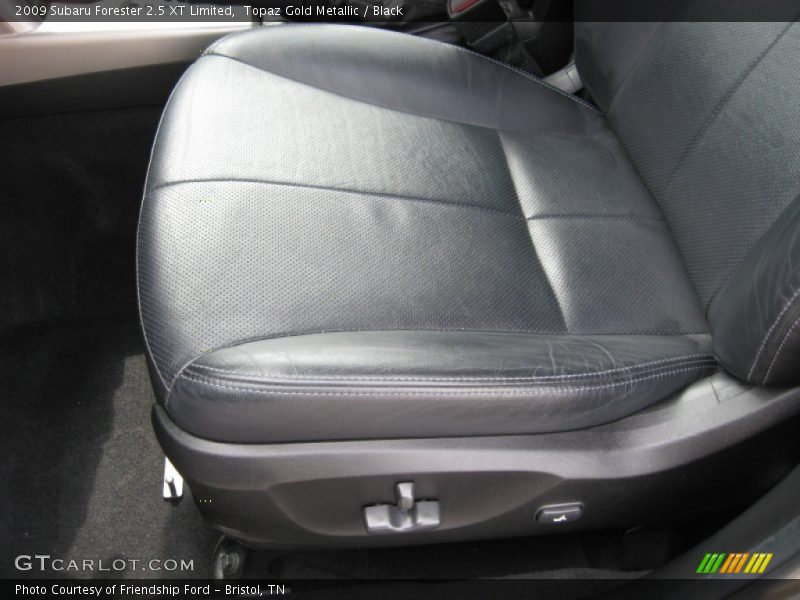 Topaz Gold Metallic / Black 2009 Subaru Forester 2.5 XT Limited