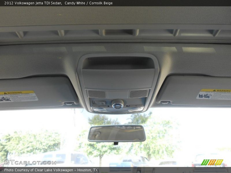 Candy White / Cornsilk Beige 2012 Volkswagen Jetta TDI Sedan