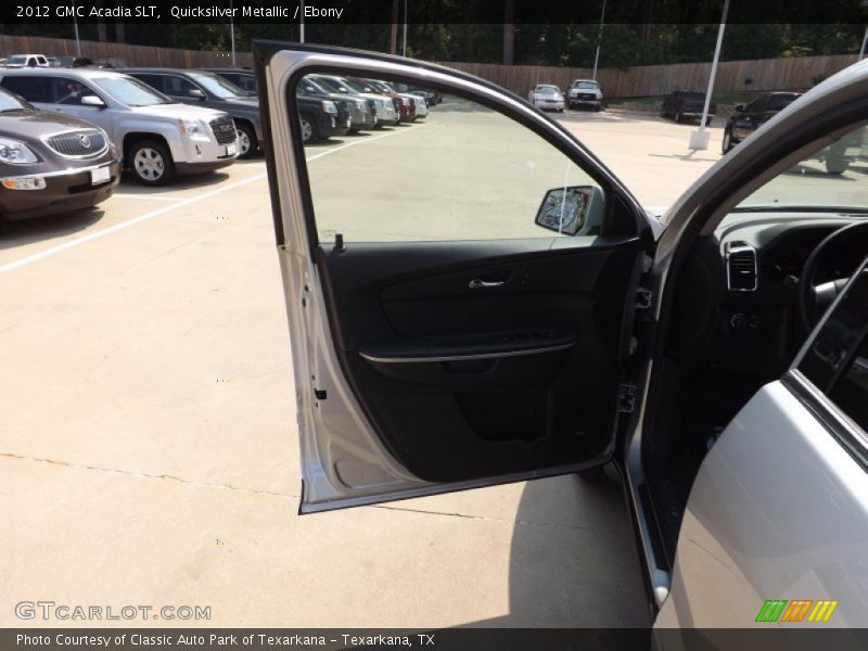 Quicksilver Metallic / Ebony 2012 GMC Acadia SLT