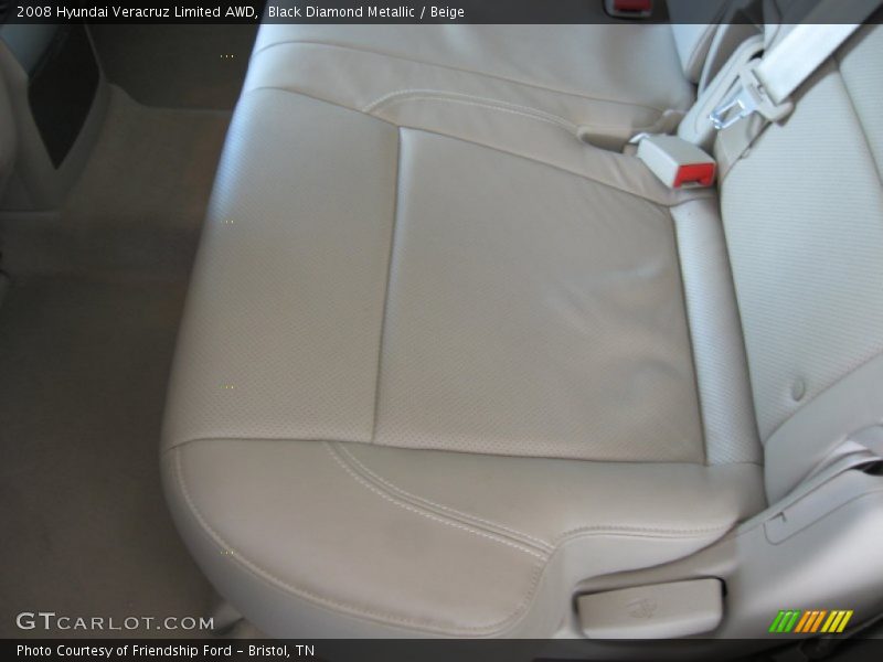 Black Diamond Metallic / Beige 2008 Hyundai Veracruz Limited AWD