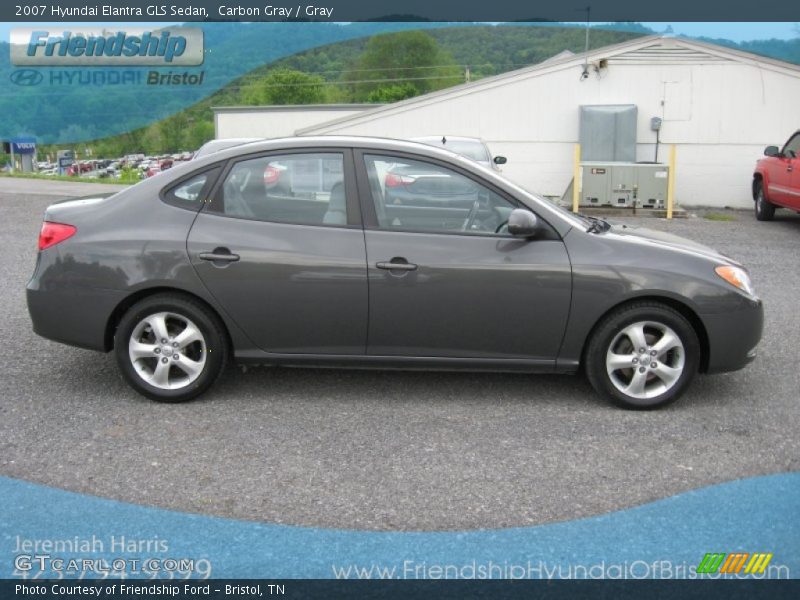 Carbon Gray / Gray 2007 Hyundai Elantra GLS Sedan