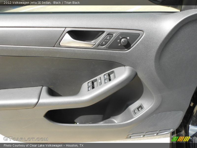 Black / Titan Black 2012 Volkswagen Jetta SE Sedan