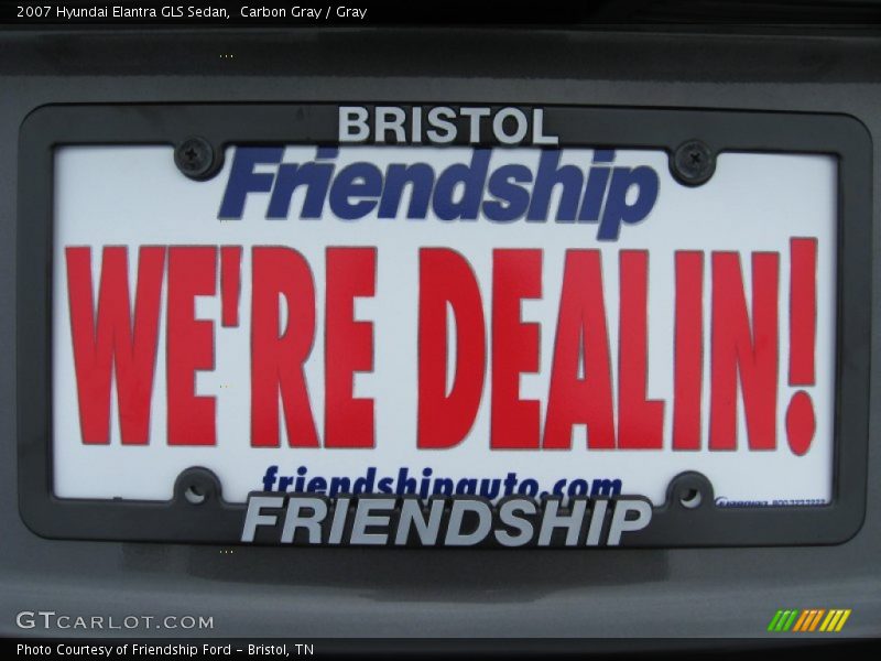 Carbon Gray / Gray 2007 Hyundai Elantra GLS Sedan