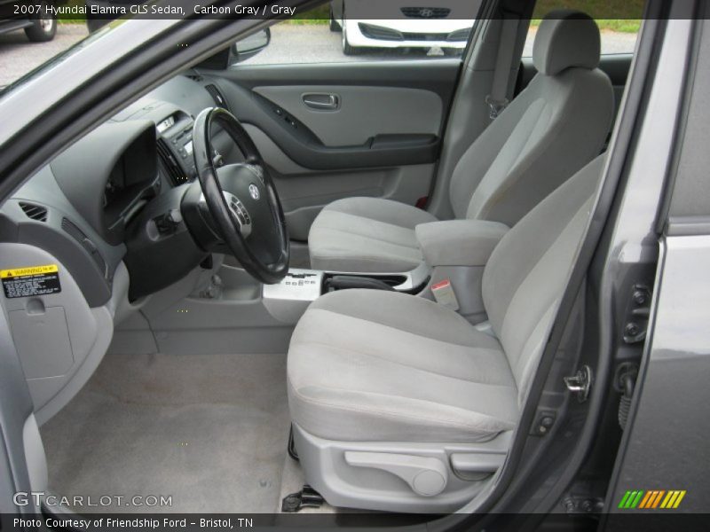 Carbon Gray / Gray 2007 Hyundai Elantra GLS Sedan