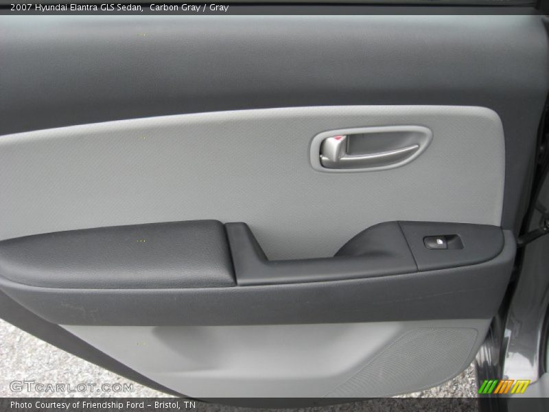 Carbon Gray / Gray 2007 Hyundai Elantra GLS Sedan