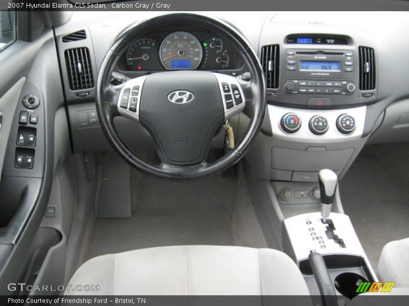 Carbon Gray / Gray 2007 Hyundai Elantra GLS Sedan