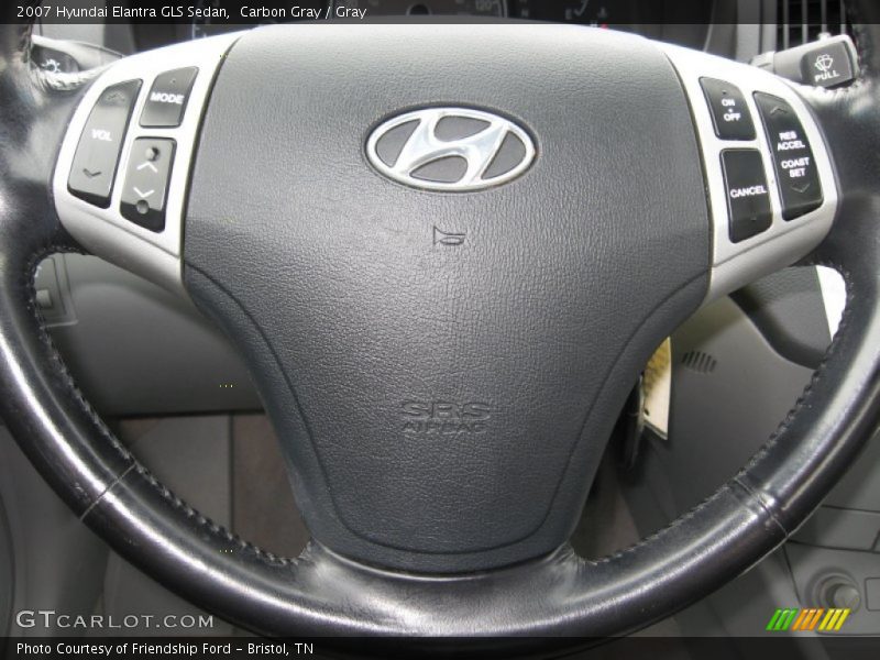 Carbon Gray / Gray 2007 Hyundai Elantra GLS Sedan