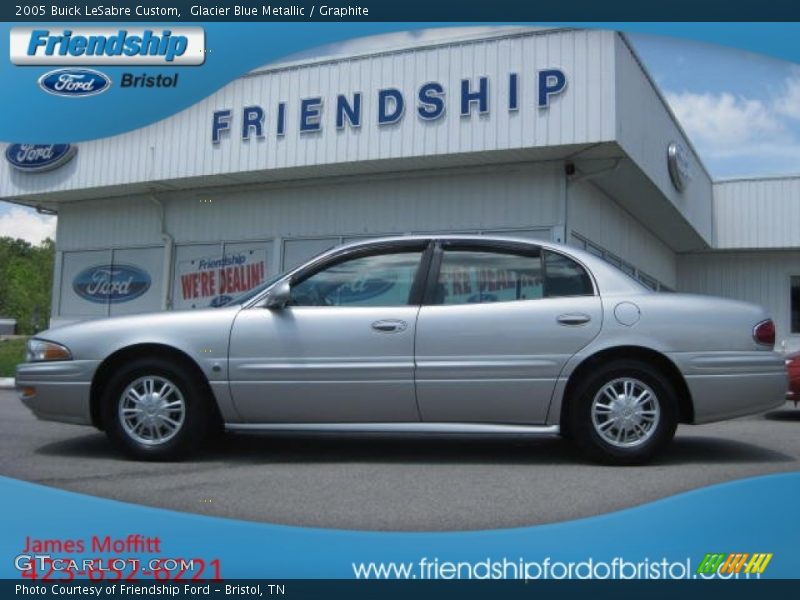 Glacier Blue Metallic / Graphite 2005 Buick LeSabre Custom