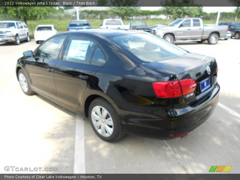 Black / Titan Black 2012 Volkswagen Jetta S Sedan