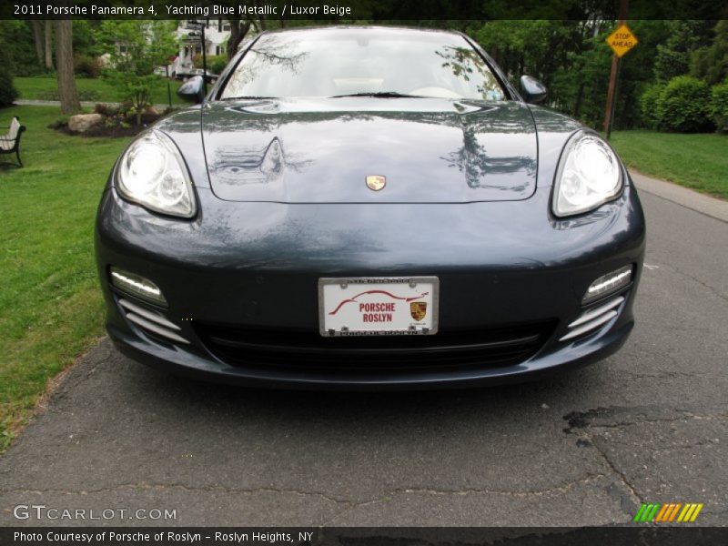 Yachting Blue Metallic / Luxor Beige 2011 Porsche Panamera 4