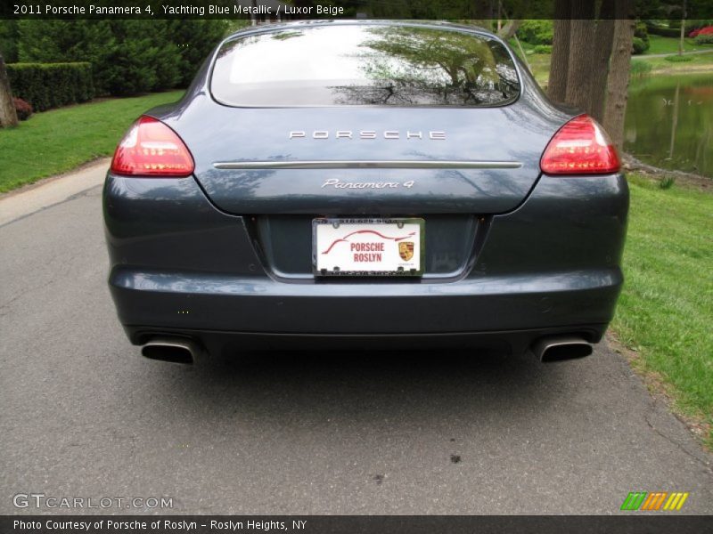 Yachting Blue Metallic / Luxor Beige 2011 Porsche Panamera 4