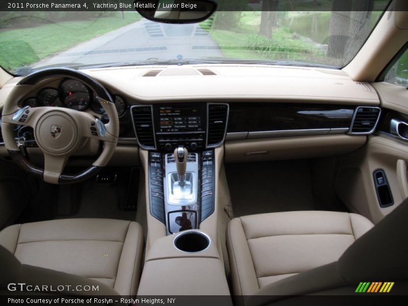 Yachting Blue Metallic / Luxor Beige 2011 Porsche Panamera 4