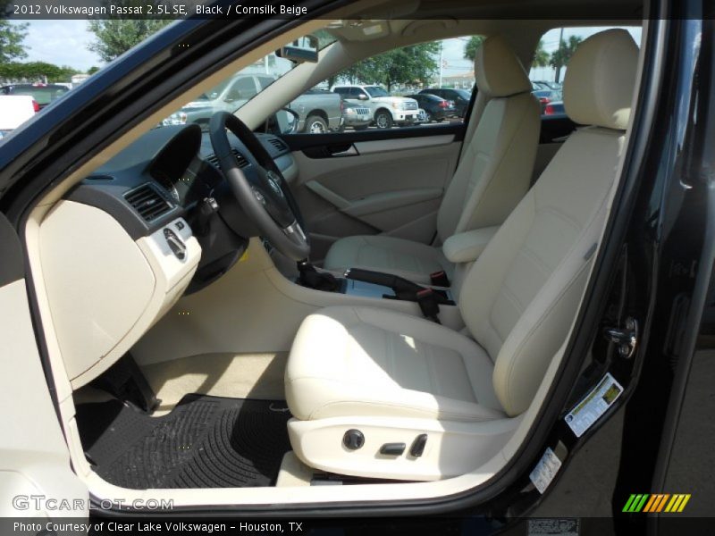 Black / Cornsilk Beige 2012 Volkswagen Passat 2.5L SE