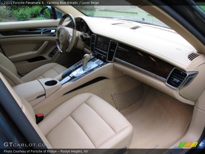Yachting Blue Metallic / Luxor Beige 2011 Porsche Panamera 4