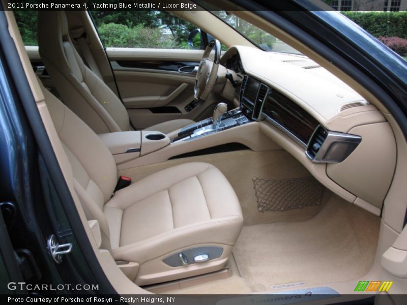 Yachting Blue Metallic / Luxor Beige 2011 Porsche Panamera 4