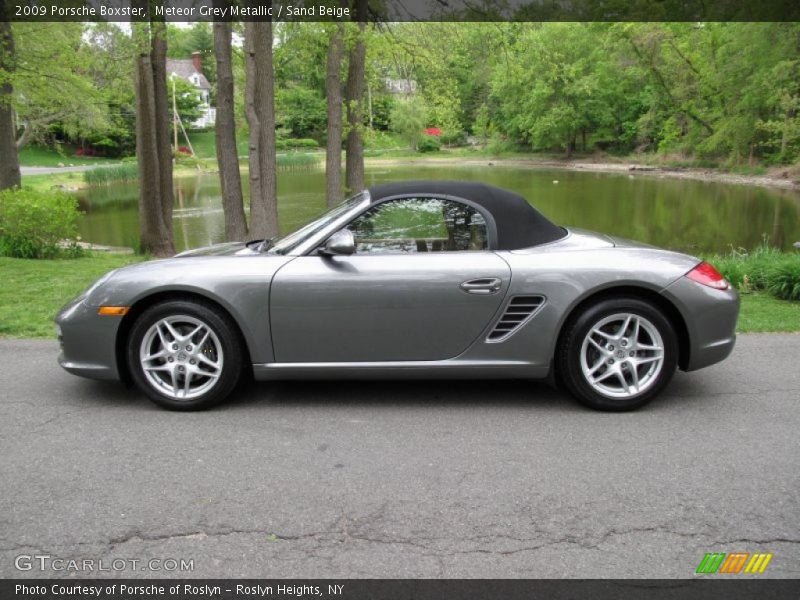 Meteor Grey Metallic / Sand Beige 2009 Porsche Boxster