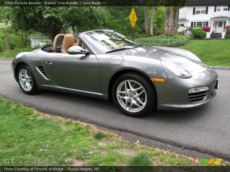 Meteor Grey Metallic / Sand Beige 2009 Porsche Boxster