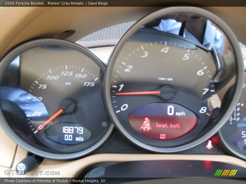 Meteor Grey Metallic / Sand Beige 2009 Porsche Boxster