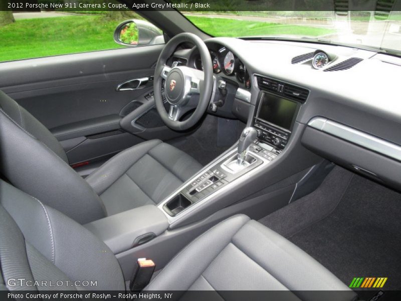 Agate Grey Metallic / Black 2012 Porsche New 911 Carrera S Coupe