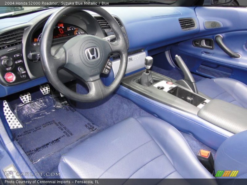 Blue Interior - 2004 S2000 Roadster 