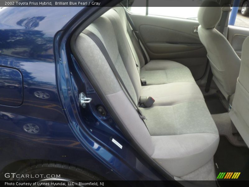 Brilliant Blue Pearl / Gray 2002 Toyota Prius Hybrid