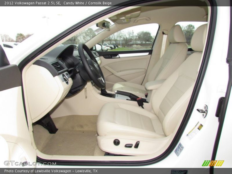 Candy White / Cornsilk Beige 2012 Volkswagen Passat 2.5L SE