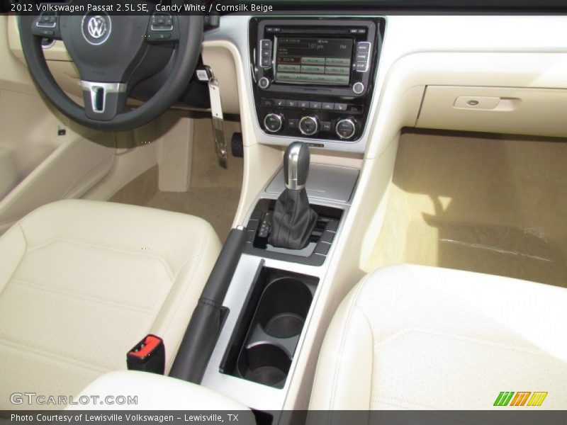 Candy White / Cornsilk Beige 2012 Volkswagen Passat 2.5L SE