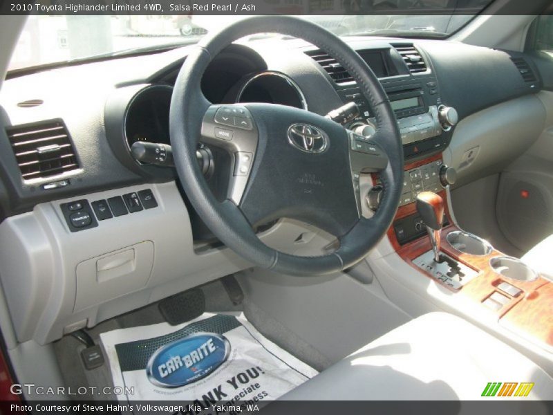 Salsa Red Pearl / Ash 2010 Toyota Highlander Limited 4WD