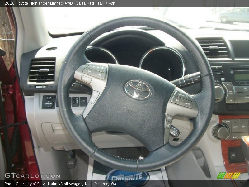 Salsa Red Pearl / Ash 2010 Toyota Highlander Limited 4WD