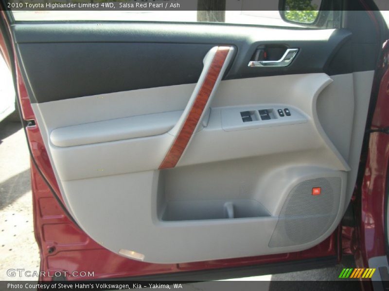 Salsa Red Pearl / Ash 2010 Toyota Highlander Limited 4WD