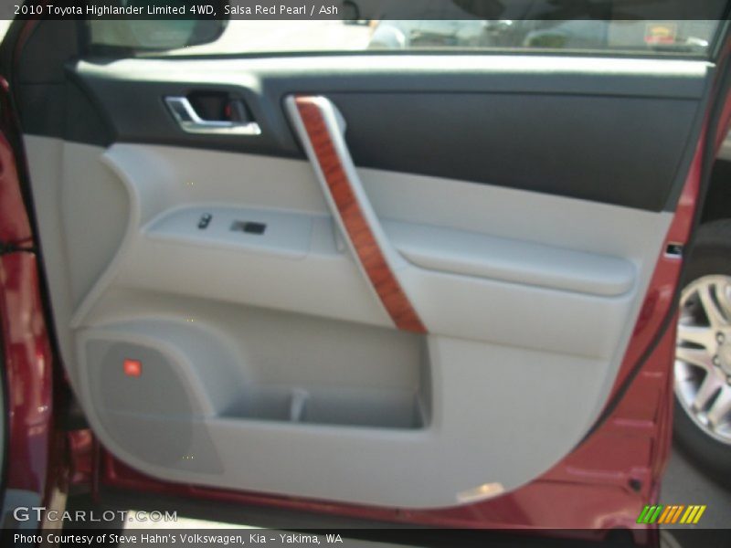 Salsa Red Pearl / Ash 2010 Toyota Highlander Limited 4WD