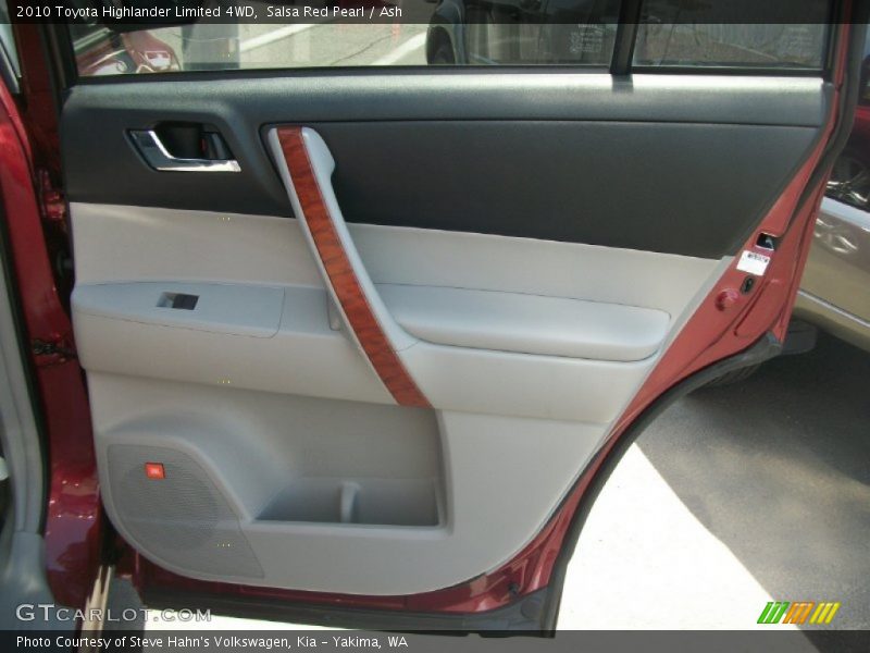 Salsa Red Pearl / Ash 2010 Toyota Highlander Limited 4WD