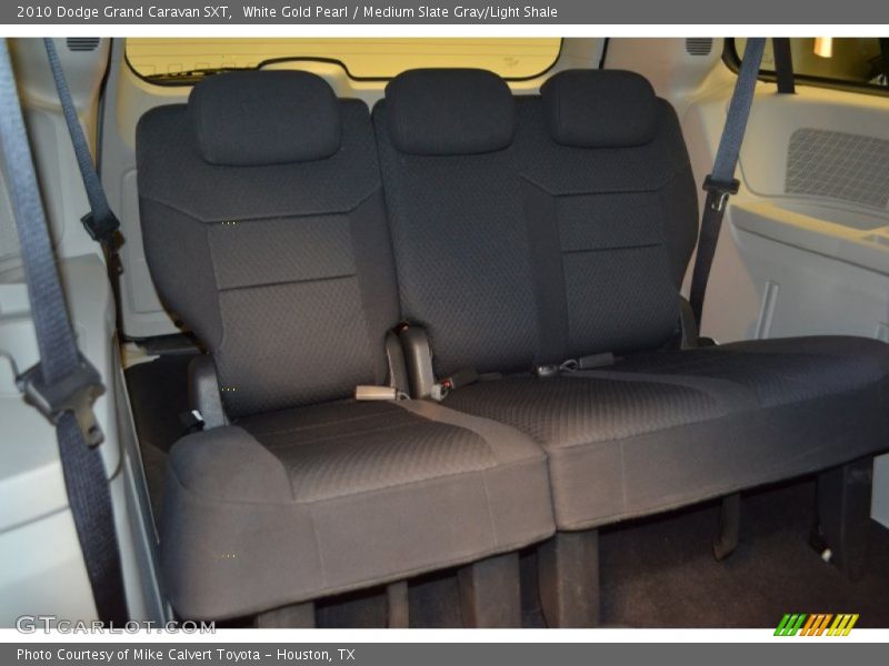 White Gold Pearl / Medium Slate Gray/Light Shale 2010 Dodge Grand Caravan SXT