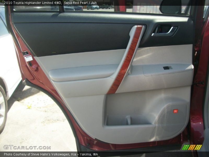 Salsa Red Pearl / Ash 2010 Toyota Highlander Limited 4WD