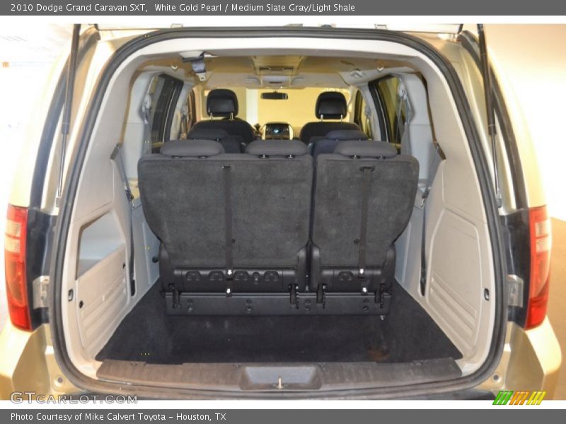 White Gold Pearl / Medium Slate Gray/Light Shale 2010 Dodge Grand Caravan SXT