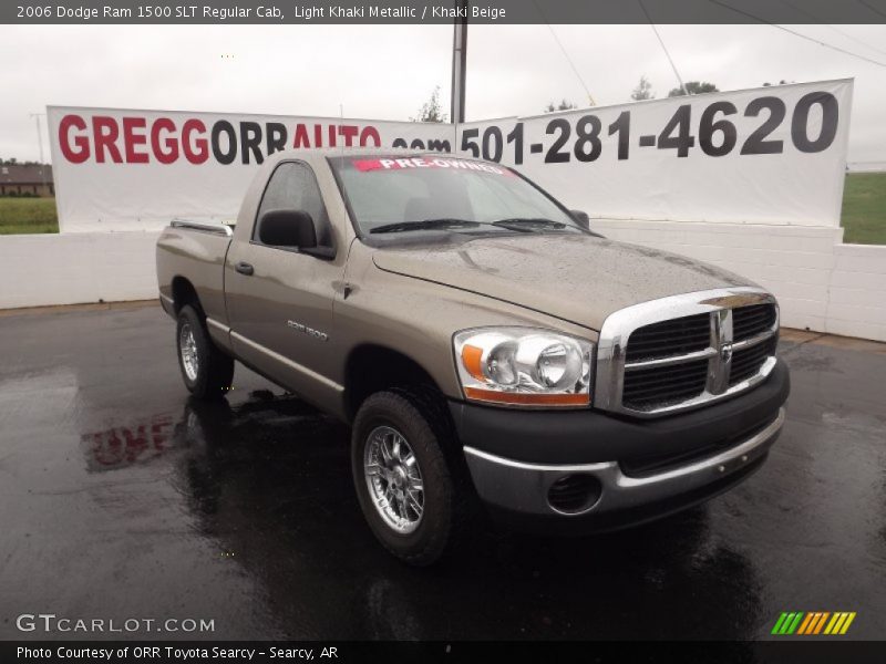 Light Khaki Metallic / Khaki Beige 2006 Dodge Ram 1500 SLT Regular Cab