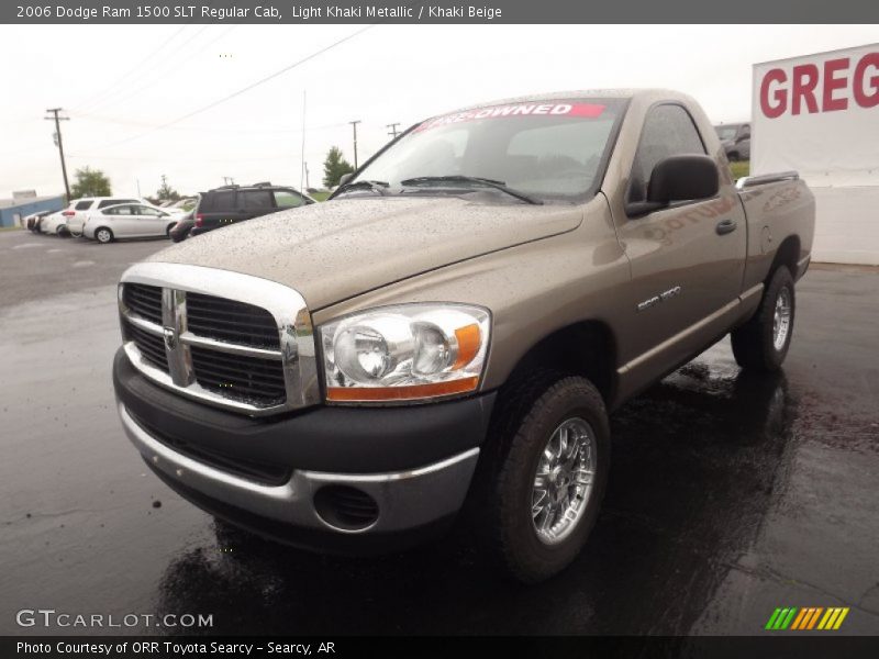 Light Khaki Metallic / Khaki Beige 2006 Dodge Ram 1500 SLT Regular Cab